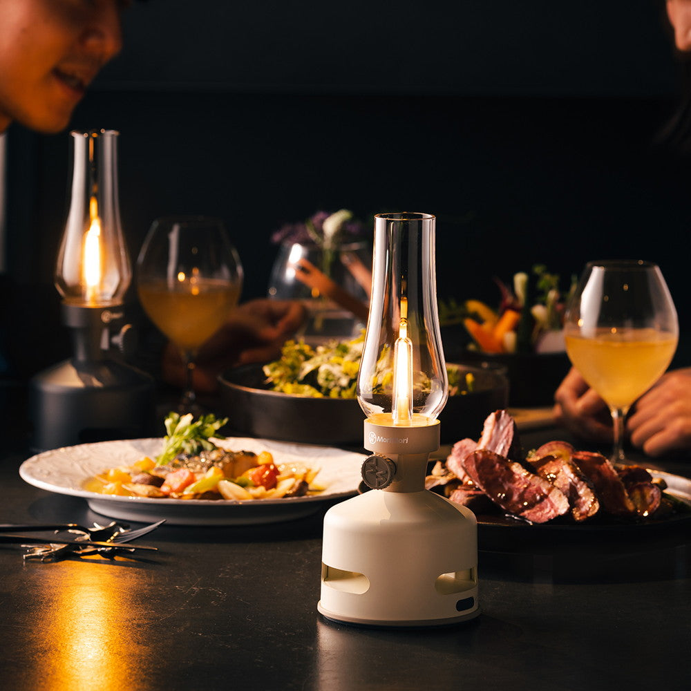 【ギフトカード】「MoriMori」　S1 BEACH HOUSE ホワイト（LEDランタンスピーカー）