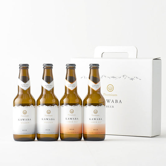 【ギフトカード】KAWABA(カワバ)川場ビール飲み比べ 2種4本(ヴァイツェン・エール各2本)