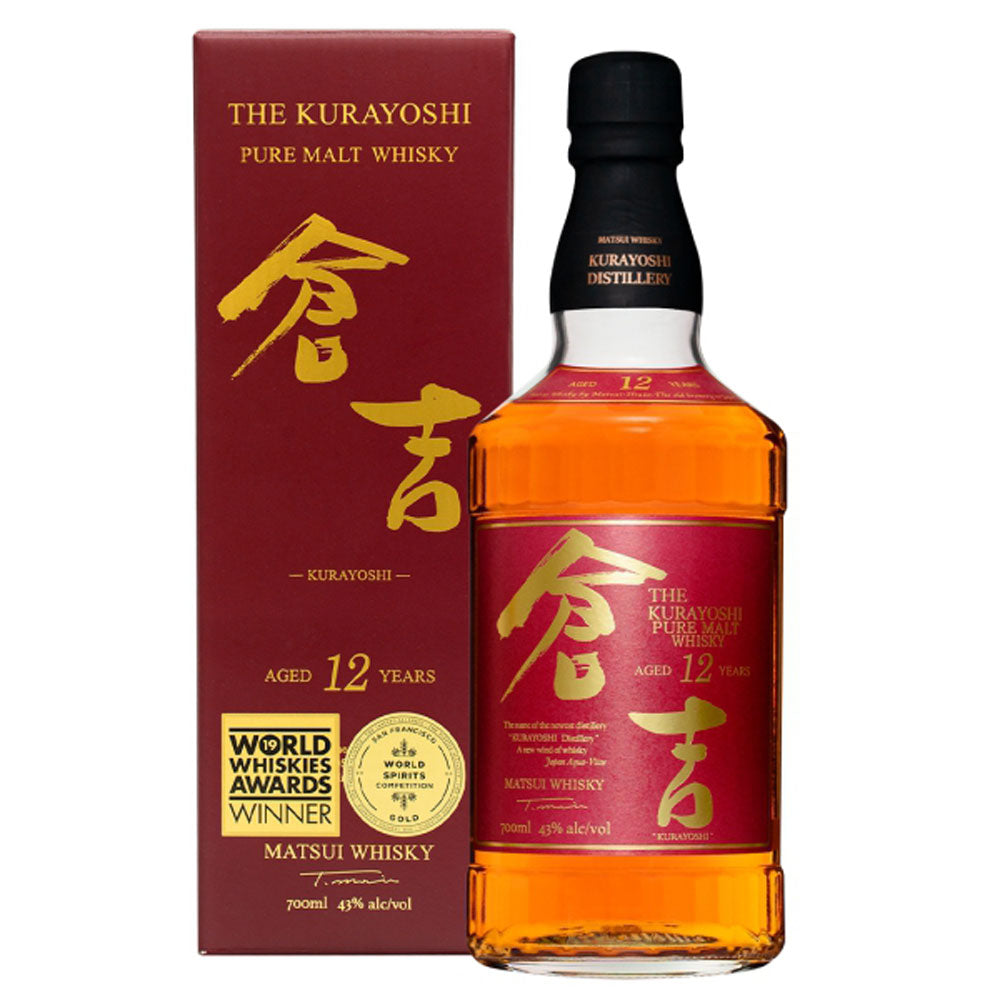 【ギフトカード】明治43年創業 倉吉蒸留所 ピュアモルトウイスキー 倉吉 長期熟成12年 700ml