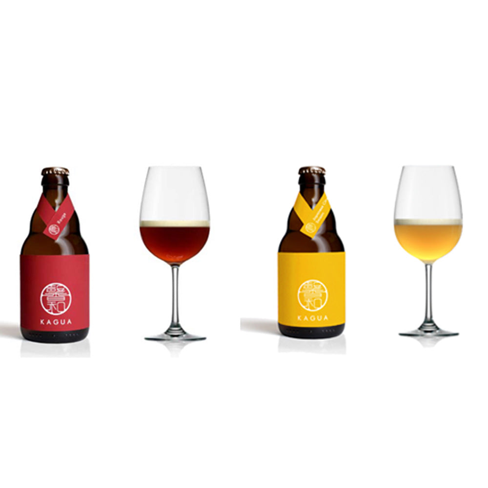 【ギフトカード】山梨発クラフトビール 馨和KAGUA(カグア)2種飲み比べ 4本(Rouge・Saison)