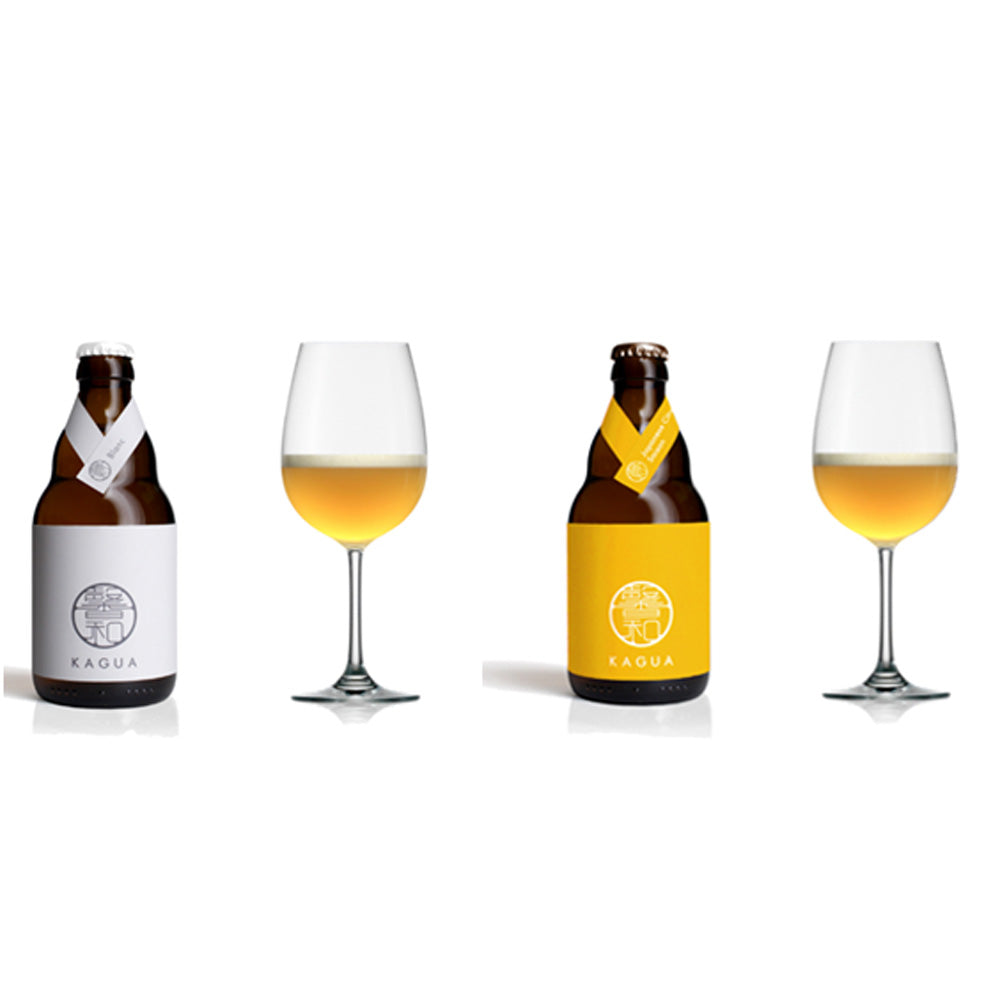 【ギフトカード】山梨発クラフトビール 馨和KAGUA(カグア)2種飲み比べ 4本(Blanc・Saison)