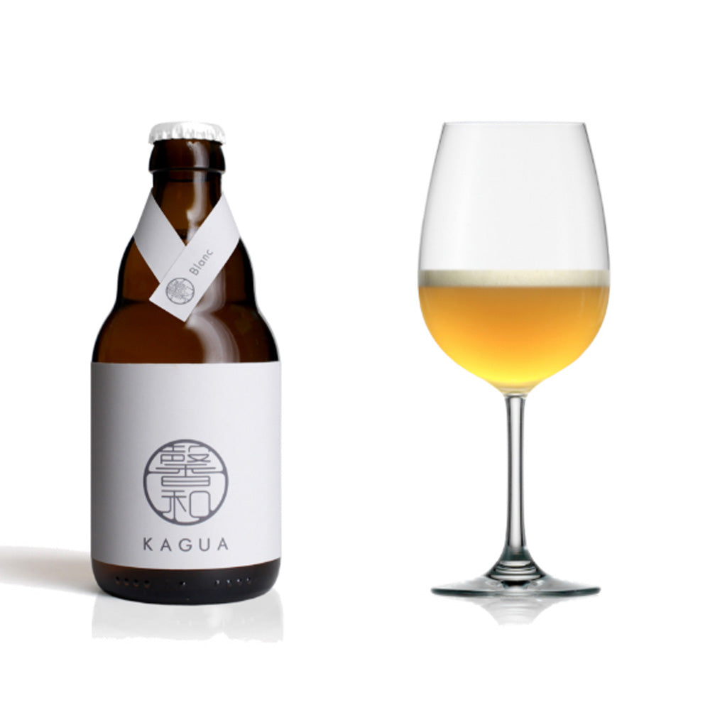 【ギフトカード】山梨発クラフトビール 馨和KAGUA(カグア)2種飲み比べ 4本(Blanc・Saison)