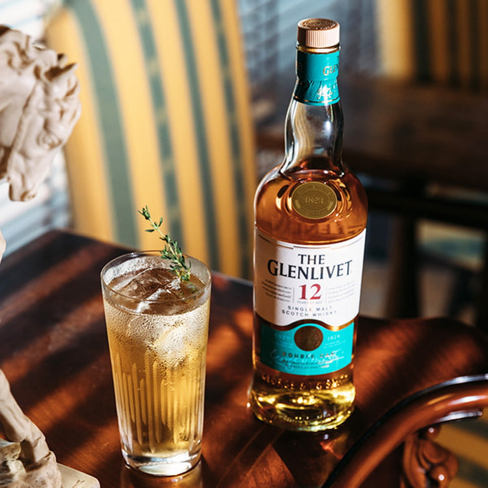 【ギフトカード】1824年創業スコッチ・ウイスキー ザ・グレンリベット  12年 箱入 700ml 2本