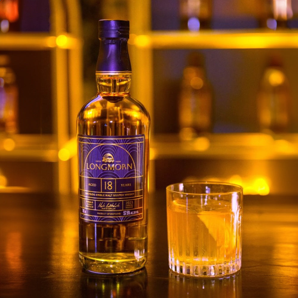 【ギフトカード】1893年創業シングルモルト・ウイスキー ロングモーン18年 箱入 700ml 2本