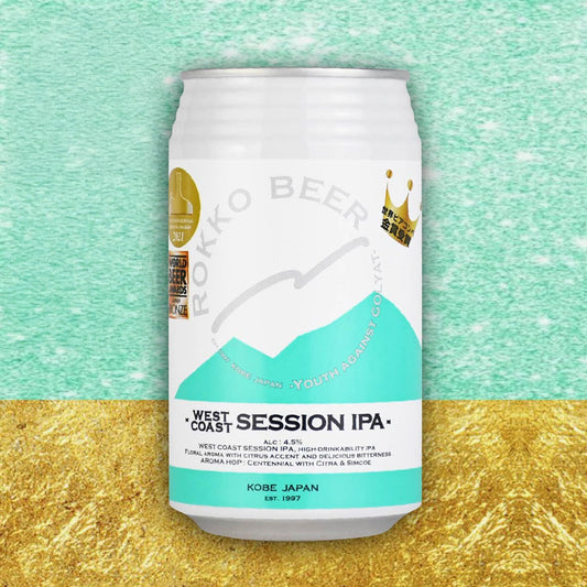 【ギフトカード】神戸発クラフトビール　六甲ビール ウエスト コースト セッションIPA 第二弾 金賞 350ml 24本