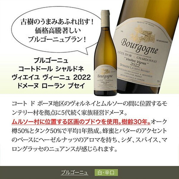 フランス ブルゴーニュ シャルドネ5本セット【常温便】