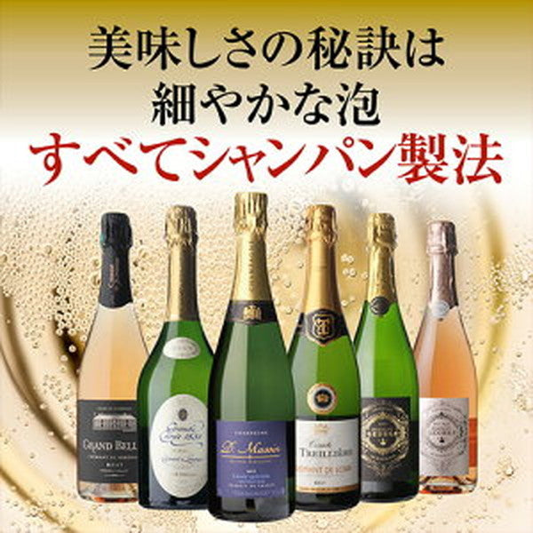 フランスシャンパン製法6本セット【クール便】