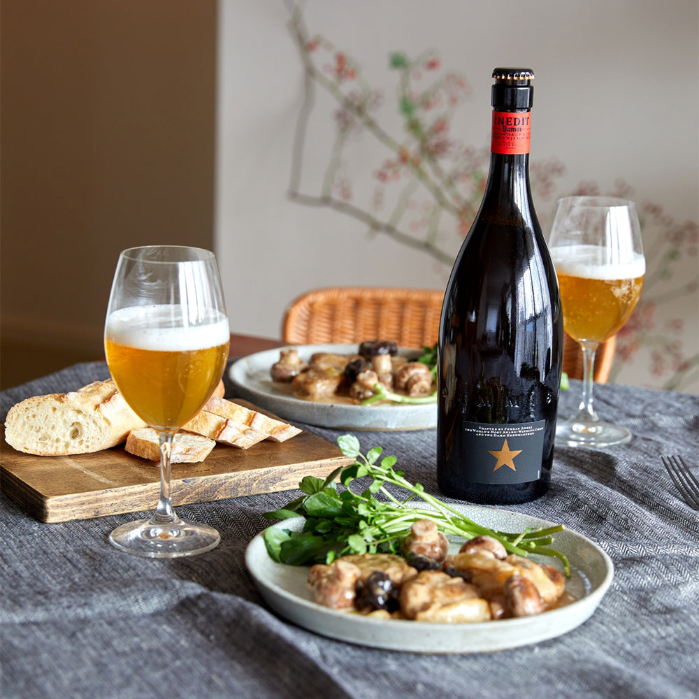 【ギフトカード】バルセロナNo1ブルワリーDAM社の「イネディット」プレミアムビール 2本