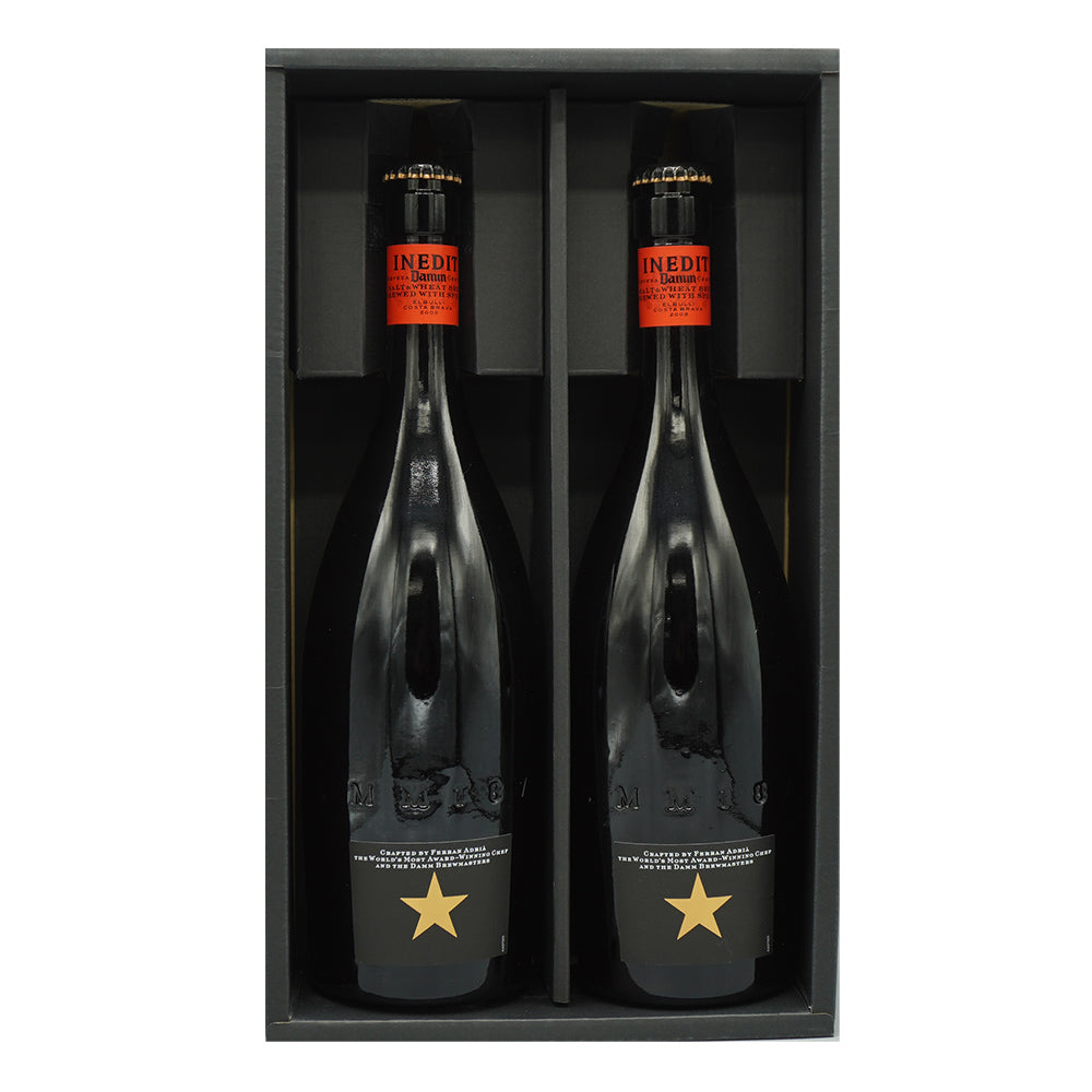 【ギフトカード】バルセロナNo1ブルワリーDAM社の「イネディット」プレミアムビール 2本