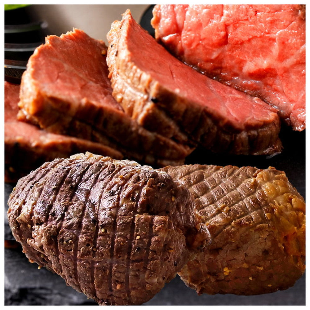 十勝ハーブ牛 プレミアムローストビーフ12個詰め合わせ 【2種 x 6個】