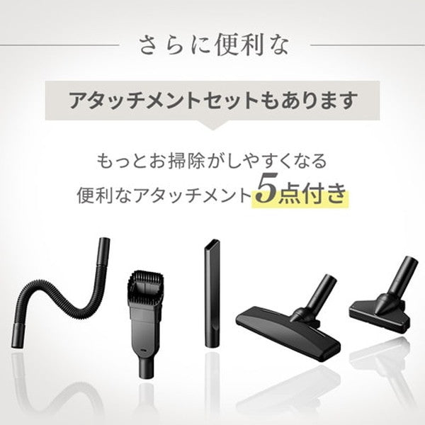アイリスオーヤマ 掃除機 コードレス サイクロン式 モップ付 置くだけで充電(ブラック)